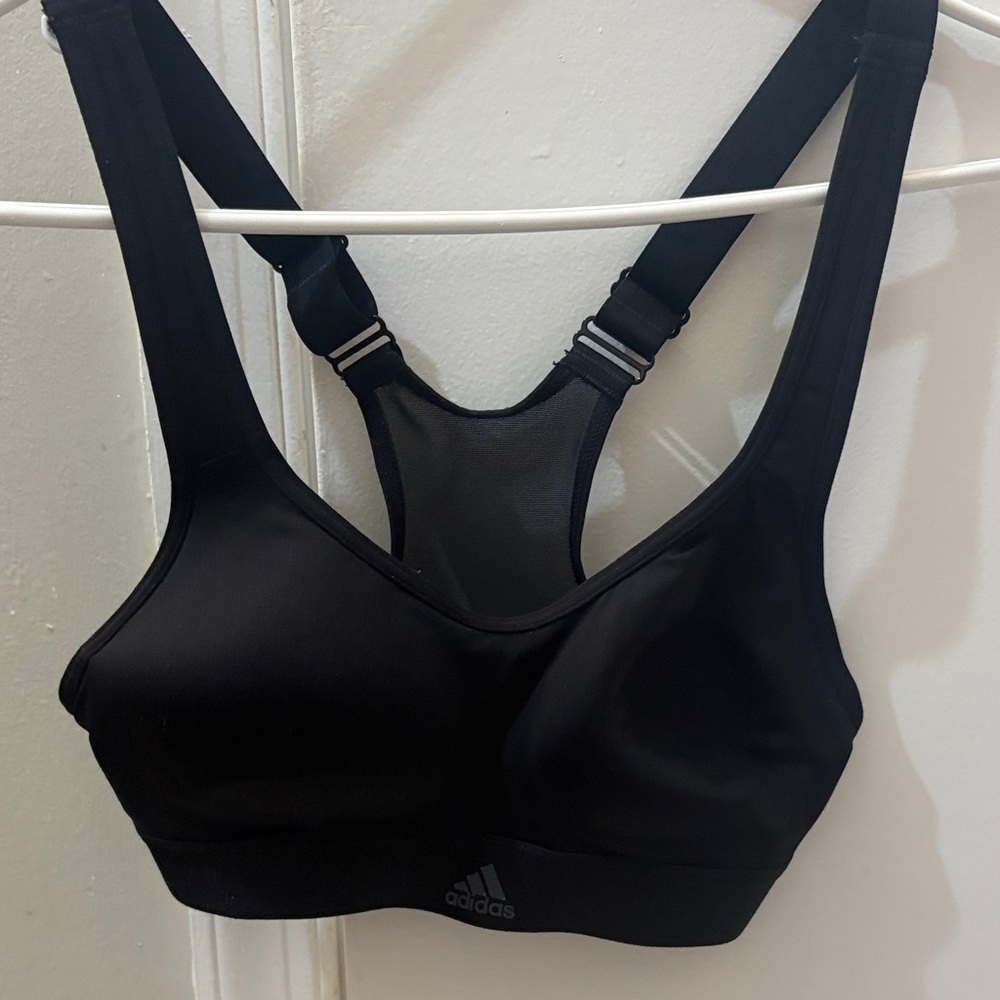 Adidas Women's Sleek Black Sports Bra